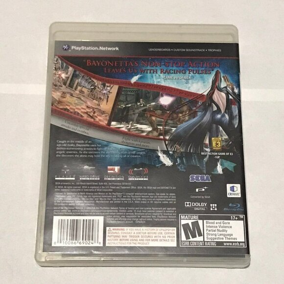 PS3 Bayonetta CIB Mint Playstation 3 - Picture 2 of 4